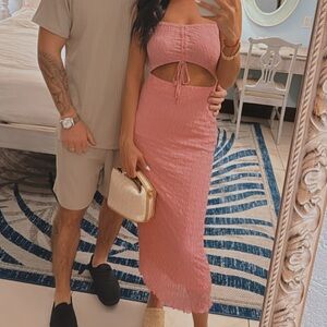 Emory Park Cutout Pink Dress